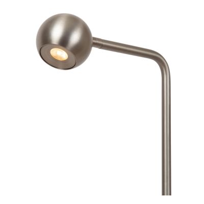 Lucide MONTANA - Floor lamp - LED Dim. - 1x6,3W 2700K - Grey iron - Premium